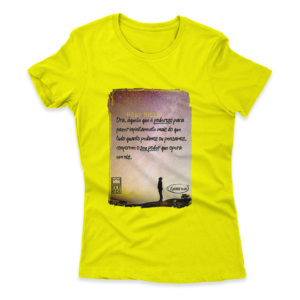 Camiseta Feminina Ele Rei - Efésios 3:20