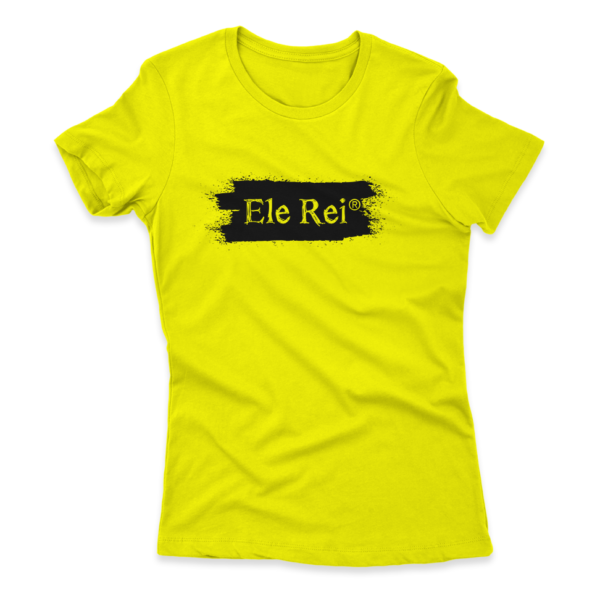 Camiseta Feminina Ele Rei - Escrita - Mancha - Imagem 2