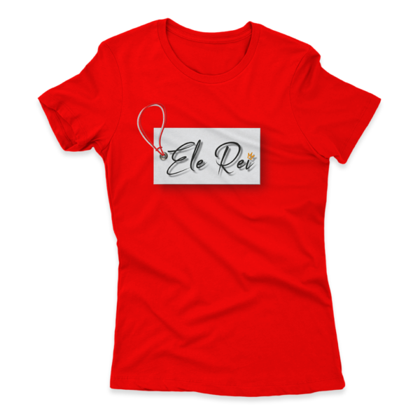 Camiseta Feminina Ele Rei - Escrita - Etiqueta - Imagem 9