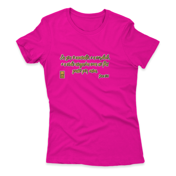 Camiseta Feminina Ele Rei - João 14:6 - Nº1 - Imagem 8