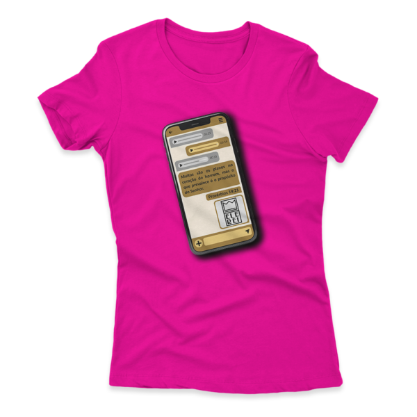 Camiseta Feminina Ele Rei - Provérbios 19:21 - Imagem 8