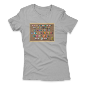 Camiseta Feminina Ele Rei – Romanos 6:23 – Nº2