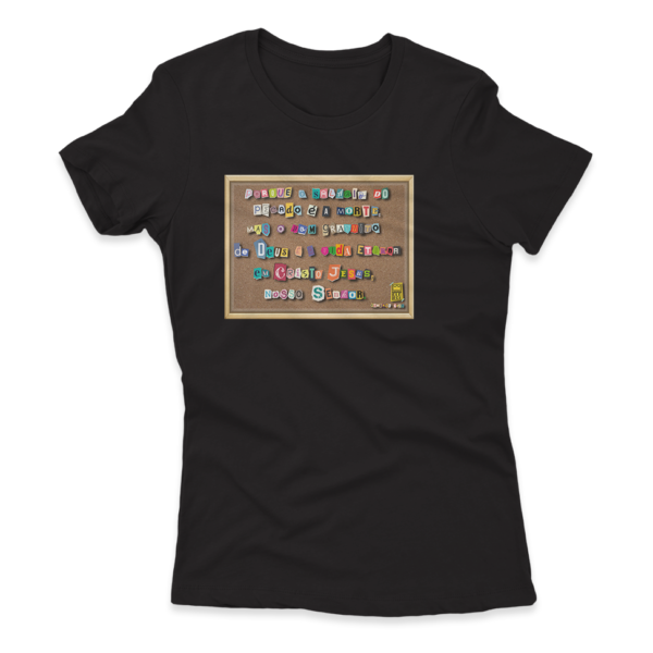 Camiseta Feminina Ele Rei – Romanos 6:23 – Nº2 - Imagem 7