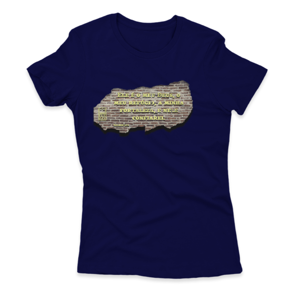 Camiseta Feminina Ele Rei - Salmos 91:2 - Imagem 3