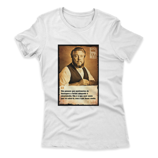 Camiseta Feminina Ele Rei - Spurgeon - Sentimento - Imagem 5