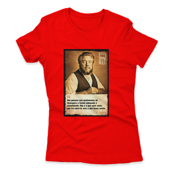 Camiseta Feminina Ele Rei - Spurgeon - Sentimento - Imagem 9