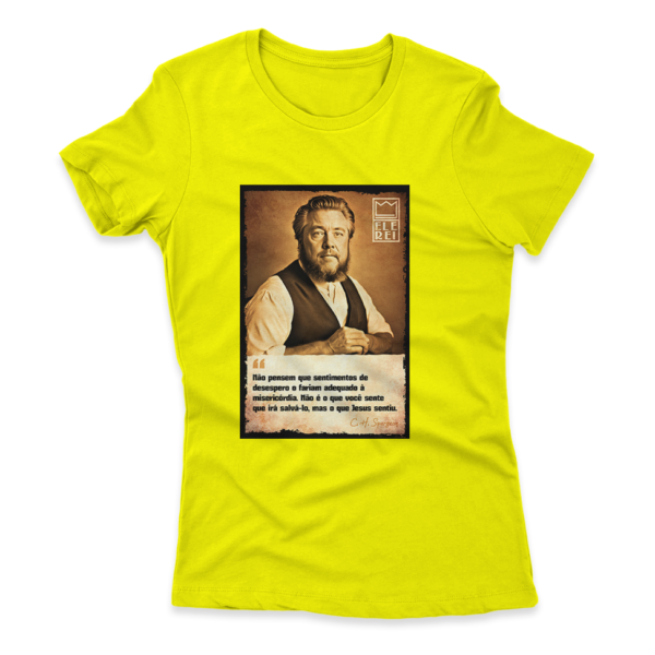 Camiseta Feminina Ele Rei - Spurgeon - Sentimento - Imagem 2
