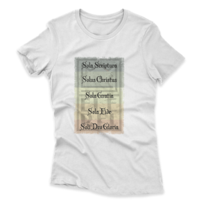 Camiseta Feminina Ele Rei - 5 Solas – Cartaz