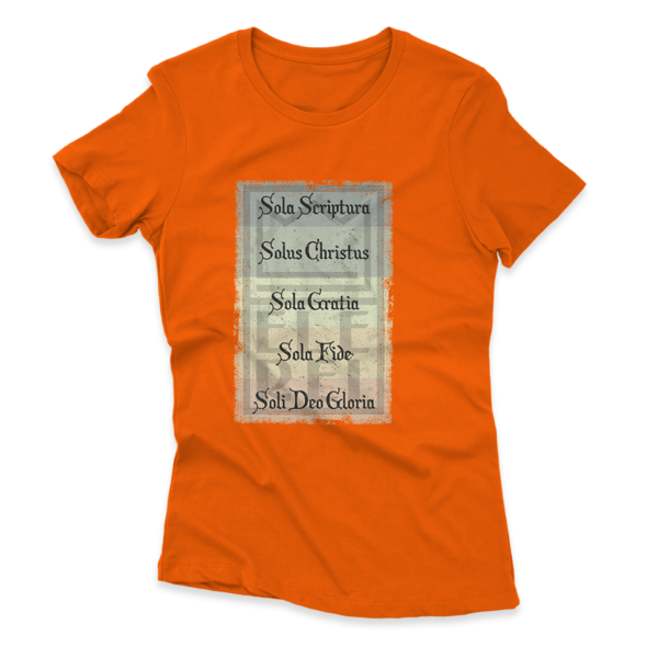 Camiseta Feminina Ele Rei - 5 Solas – Cartaz - Imagem 6