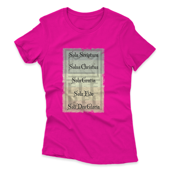 Camiseta Feminina Ele Rei - 5 Solas – Cartaz - Imagem 8