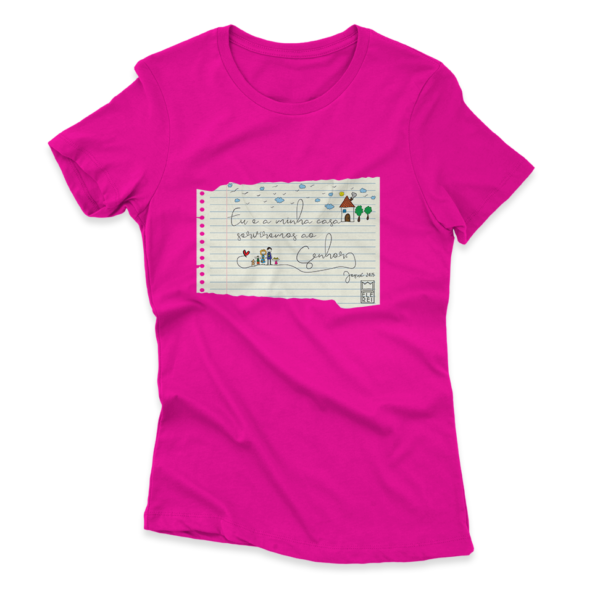 Camiseta Feminina Ele Rei – Josué 24:15 - Imagem 8