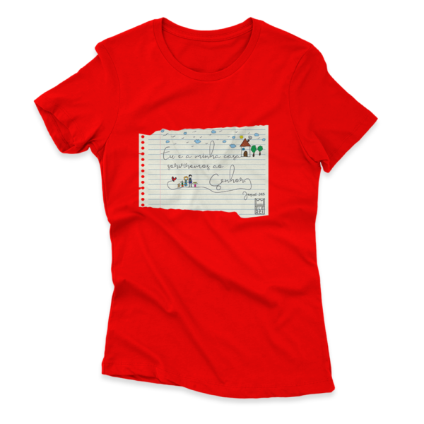 Camiseta Feminina Ele Rei – Josué 24:15 - Imagem 9
