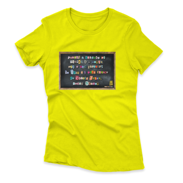 Camiseta Feminina Ele Rei – Romanos 6:23 – Nº3 - Imagem 2