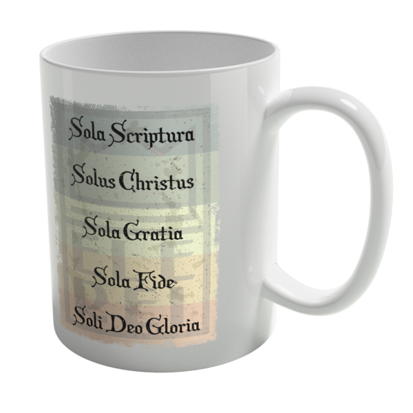 Caneca de Porcelana Ele Rei – 5 Solas – Cartaz