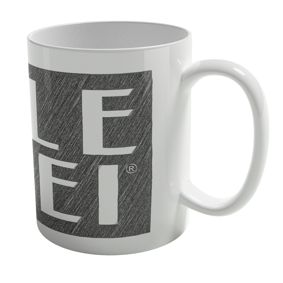 Caneca de Porcelana Ele Rei – Escrita – Quadrada