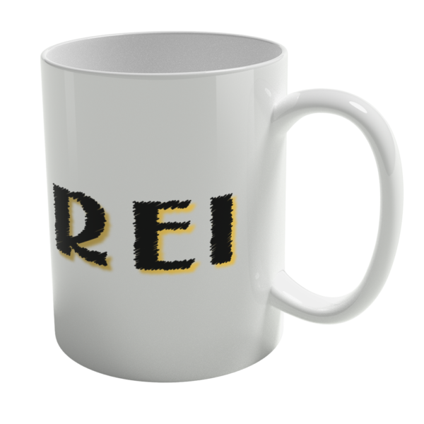 Caneca de Porcelana Ele Rei – Escrita – Riscado