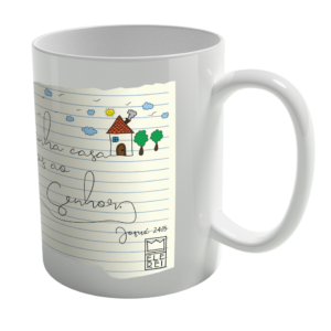 Caneca de Porcelana Ele Rei – Josué 24:15