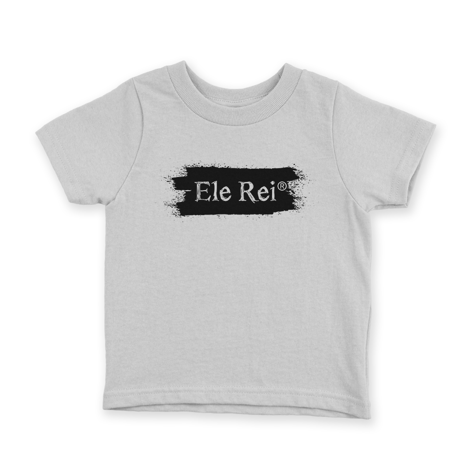 Camiseta Infantil Ele Rei - Escrita - Mancha