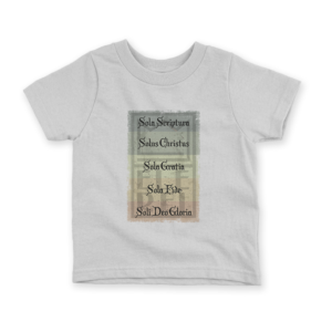 Camiseta Infantil Ele Rei - 5 Solas – Cartaz