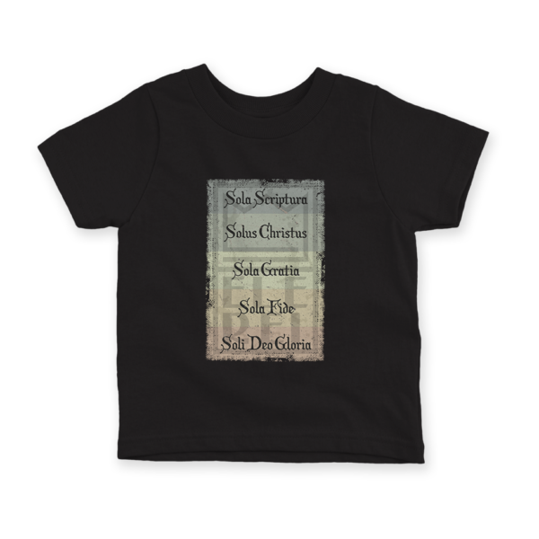 Camiseta Infantil Ele Rei - 5 Solas – Cartaz - Imagem 4