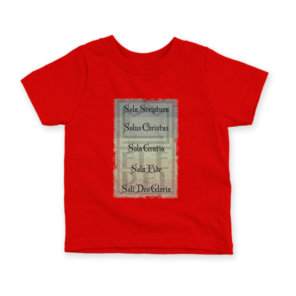 Camiseta Infantil Ele Rei - 5 Solas – Cartaz - Imagem 5