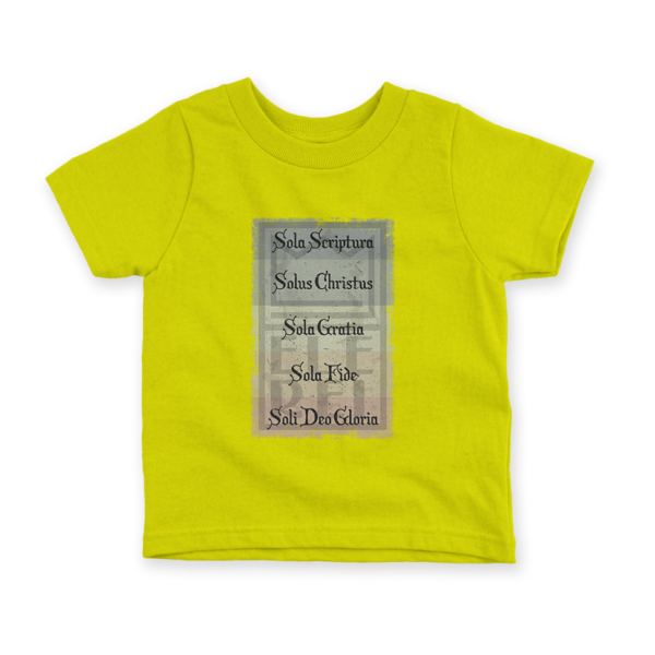 Camiseta Infantil Ele Rei - 5 Solas – Cartaz - Imagem 2