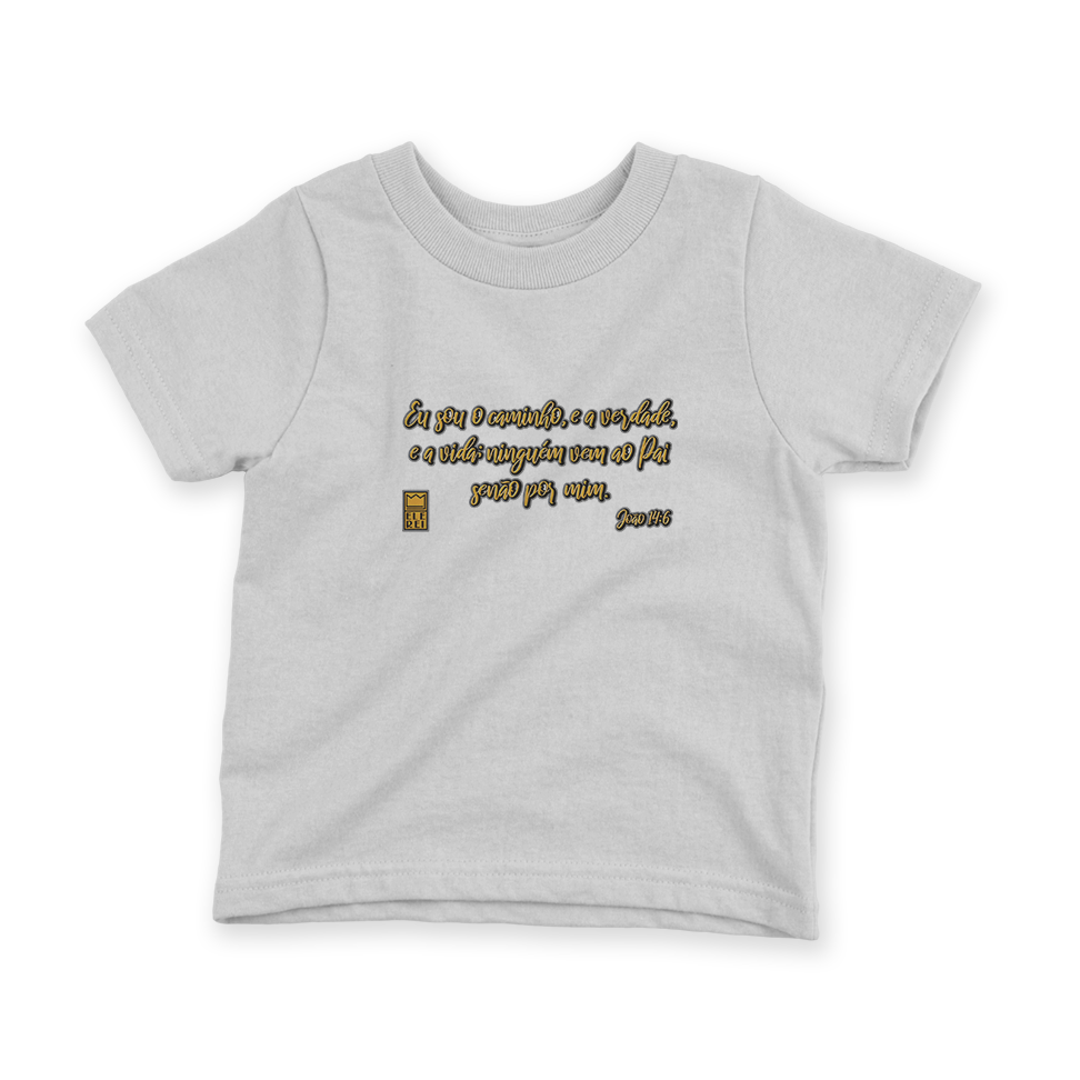 Camiseta Infantil Ele Rei – João 14:6 - Nº1 - Imagem 3