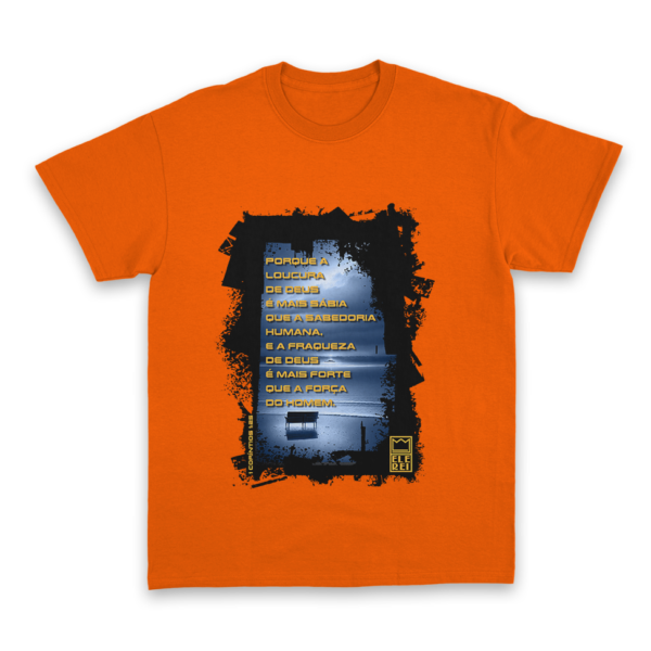 Camiseta Masculina Ele Rei - 1ª Corintíos 1:25 - Imagem 8