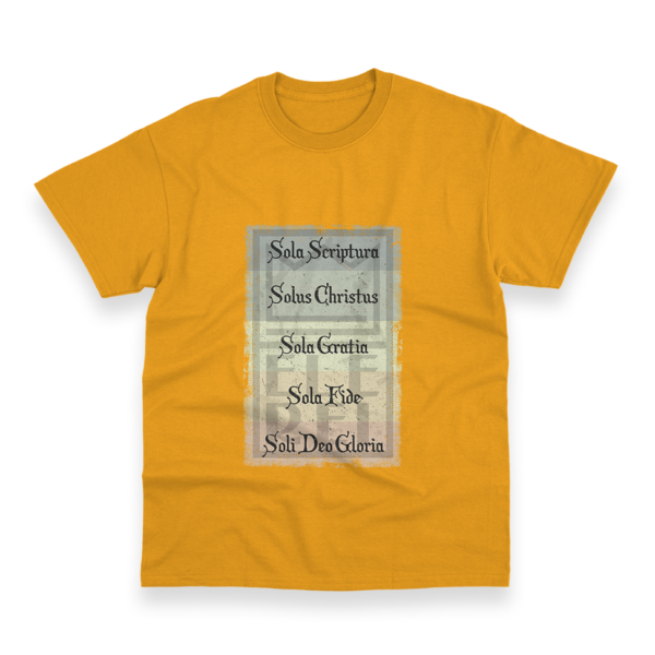 Camiseta Masculina Ele Rei - 5 Solas - Cartaz - Imagem 3