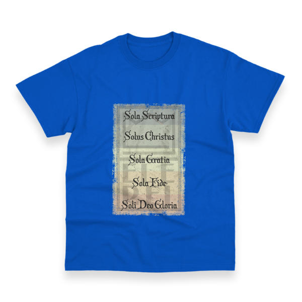 Camiseta Masculina Ele Rei - 5 Solas - Cartaz - Imagem 5