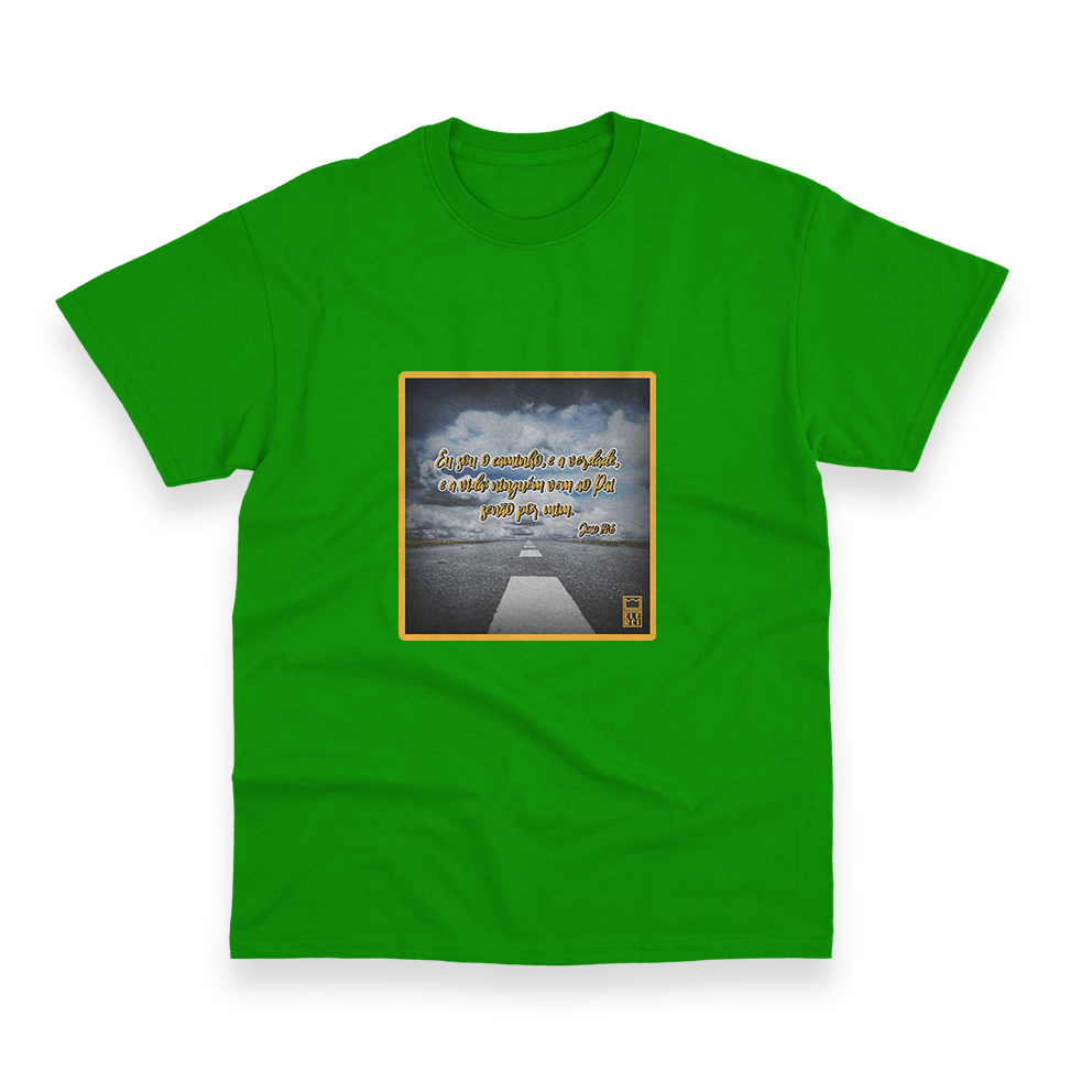 Camiseta Masculina Ele Rei – João 14:6 - Nº2 - Imagem 10