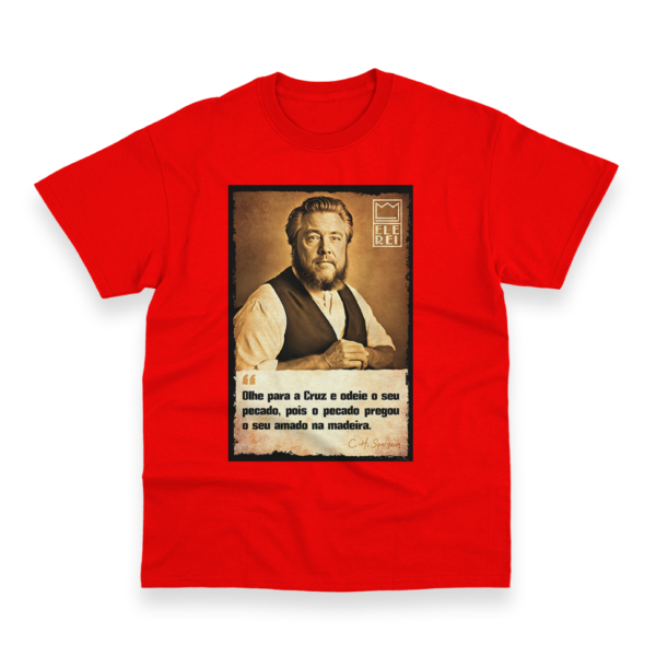 Camiseta Masculina Ele Rei – Spurgeon – Olhe para Cruz - Imagem 11