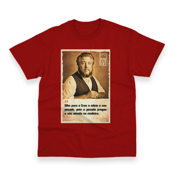 Camiseta Masculina Ele Rei – Spurgeon – Olhe para Cruz - Imagem 12
