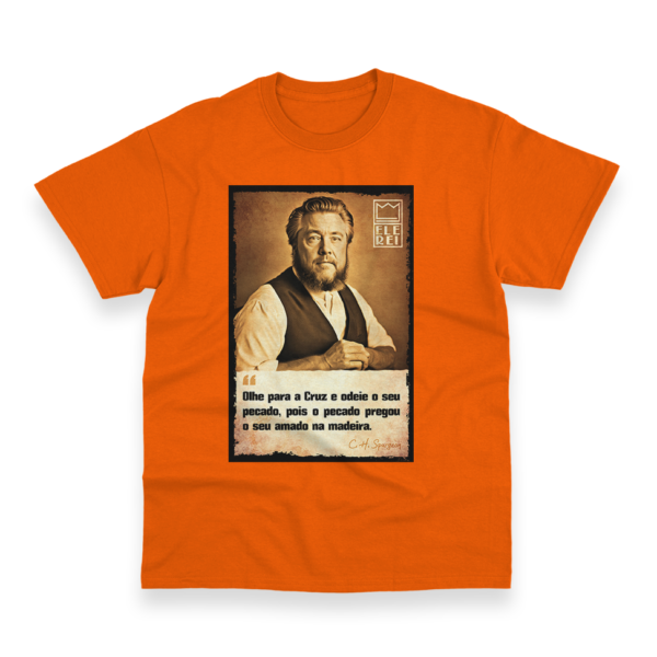 Camiseta Masculina Ele Rei – Spurgeon – Olhe para Cruz - Imagem 7