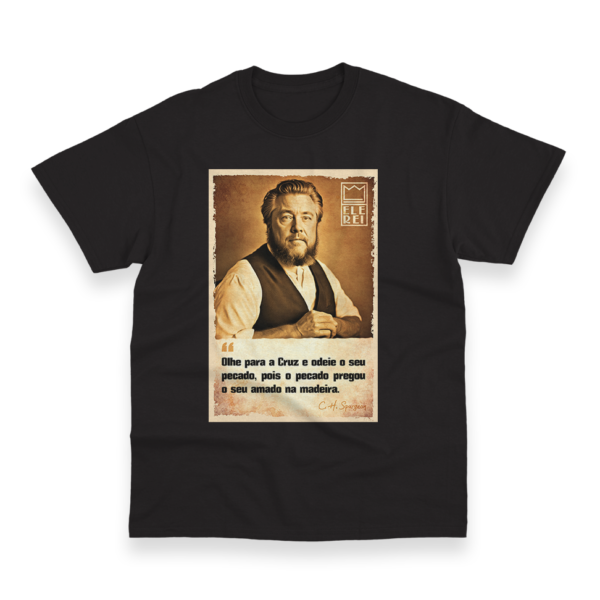 Camiseta Masculina Ele Rei – Spurgeon – Olhe para Cruz - Imagem 8