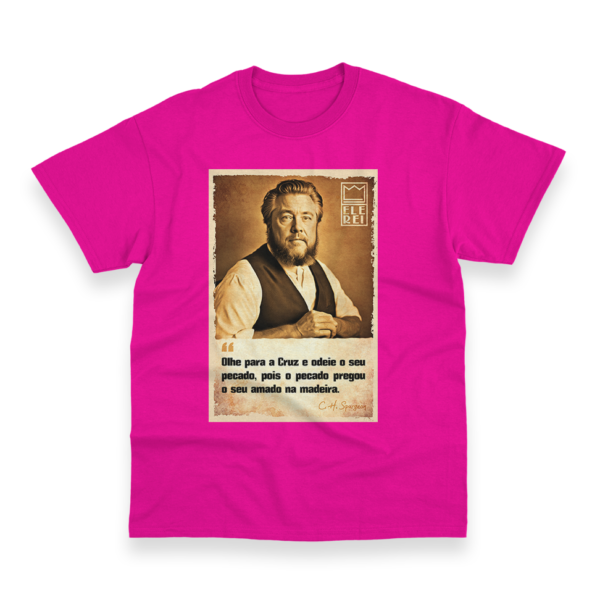 Camiseta Masculina Ele Rei – Spurgeon – Olhe para Cruz - Imagem 9