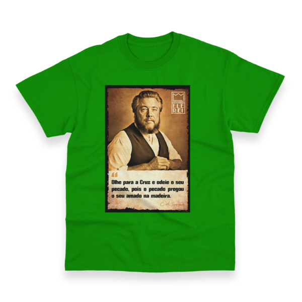 Camiseta Masculina Ele Rei – Spurgeon – Olhe para Cruz - Imagem 10