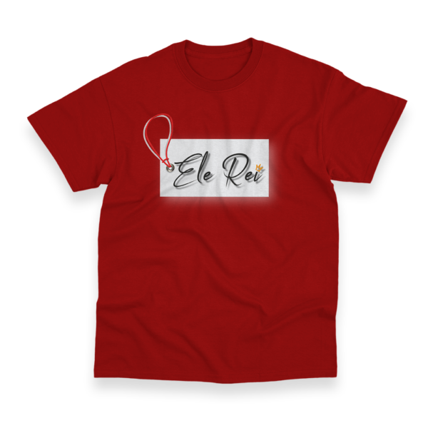 Camiseta Masculina Ele Rei - Escrita - Etiqueta - Imagem 12