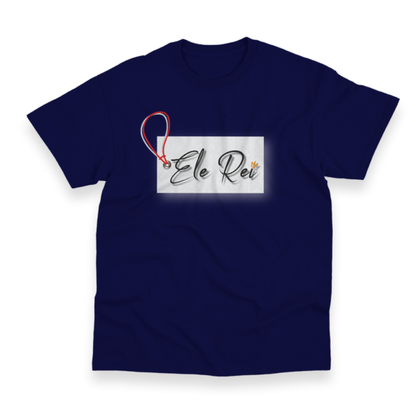 Camiseta Masculina Ele Rei - Escrita - Etiqueta - Imagem 3