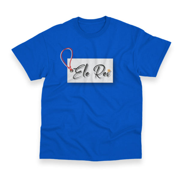 Camiseta Masculina Ele Rei - Escrita - Etiqueta - Imagem 4