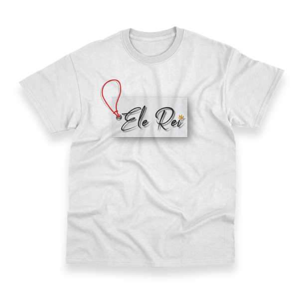 Camiseta Masculina Ele Rei - Escrita - Etiqueta - Imagem 5
