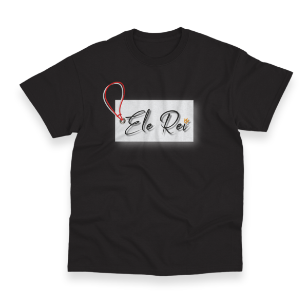 Camiseta Masculina Ele Rei - Escrita - Etiqueta - Imagem 8