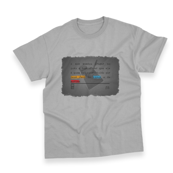 Camiseta Masculina Ele Rei - Atos 10:42 - Imagem 6