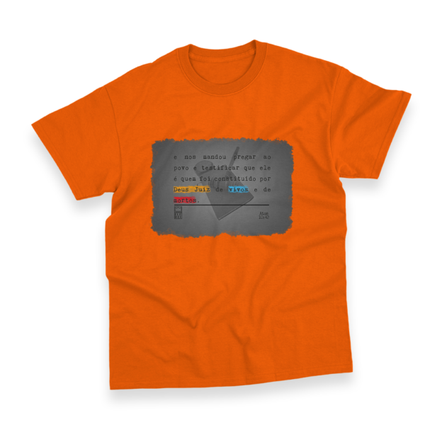 Camiseta Masculina Ele Rei - Atos 10:42 - Imagem 7
