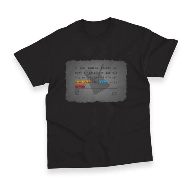 Camiseta Masculina Ele Rei - Atos 10:42 - Imagem 8