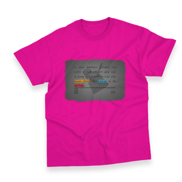 Camiseta Masculina Ele Rei - Atos 10:42 - Imagem 9
