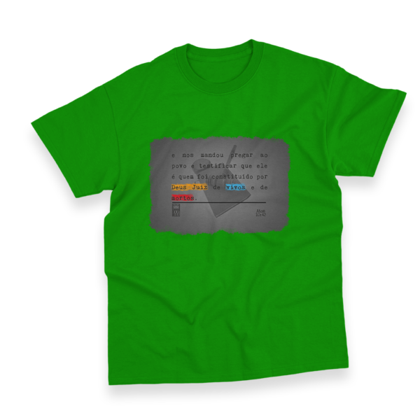 Camiseta Masculina Ele Rei - Atos 10:42 - Imagem 10