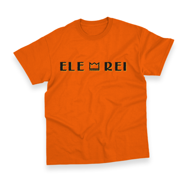 Camiseta Masculina Ele Rei - Escrita - Riscado - Imagem 7
