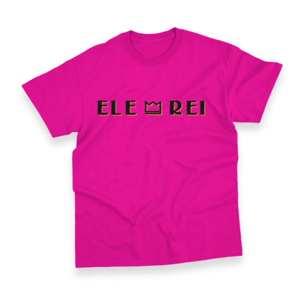 Camiseta Masculina Ele Rei - Escrita - Riscado - Imagem 9