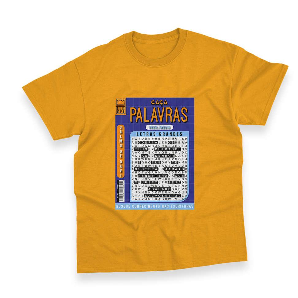 Camiseta Masculina Ele Rei - Salmos 55:22 - Imagem 3